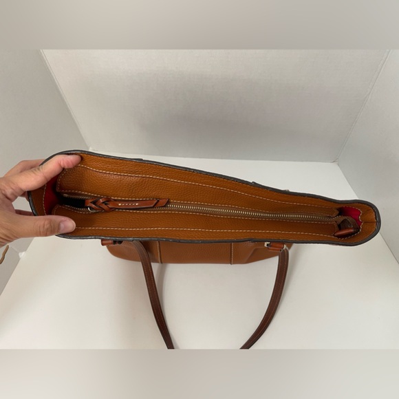 Dooney and Bourke Pebble Grain Small Lexington, Color: CARAMEL - Picture 4 of 15